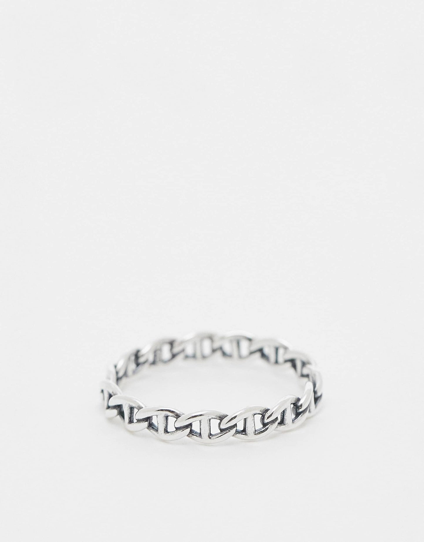 Sterling Silver Chain Link Ring