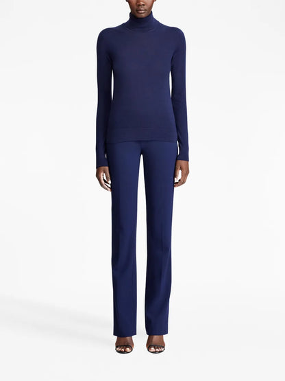 High-Neck Cashmere Jumper
