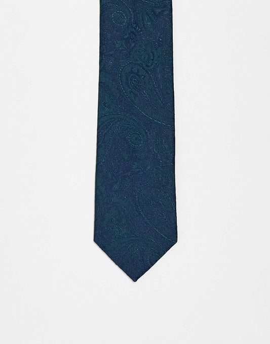 Paisley Print Tie