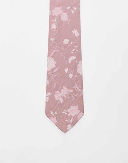 Floral Print Tie