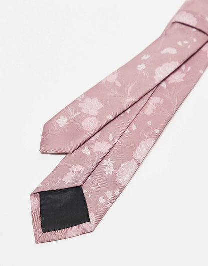 Floral Print Tie