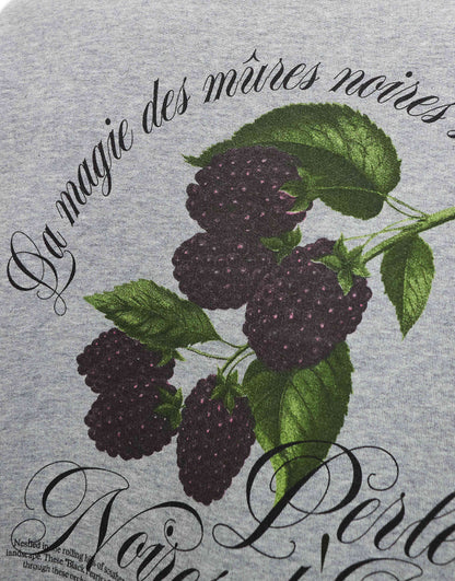 Oversized Sweatshirt With Fruit Print