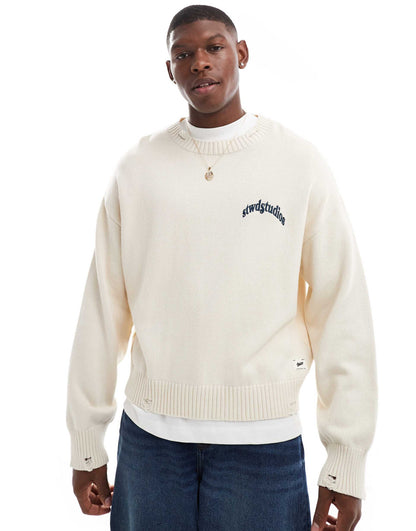 Ribbed Printed Jumper