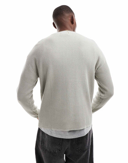 Ribbed Knitted Jumper