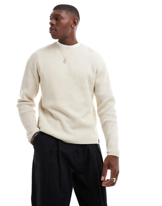 Ribbed Knitted Jumper
