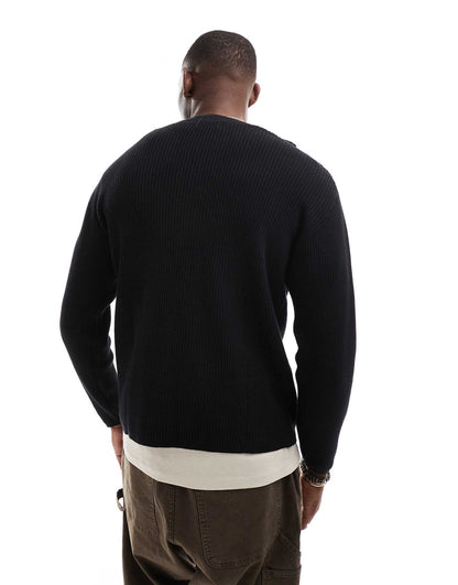 Ribbed Knitted Jumper