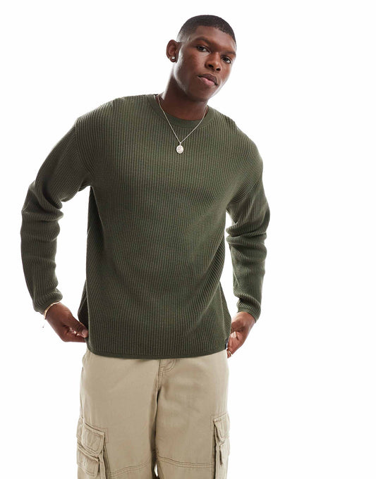 Ribbed Knitted Jumper