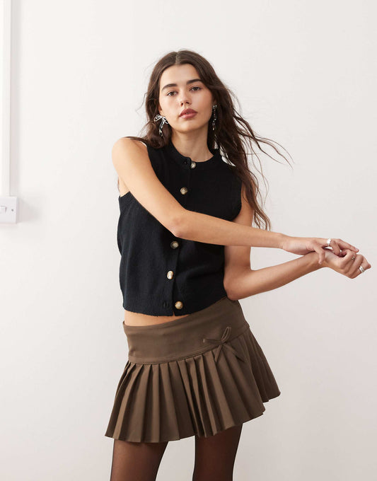 Camira Button Through Knitted Vest
