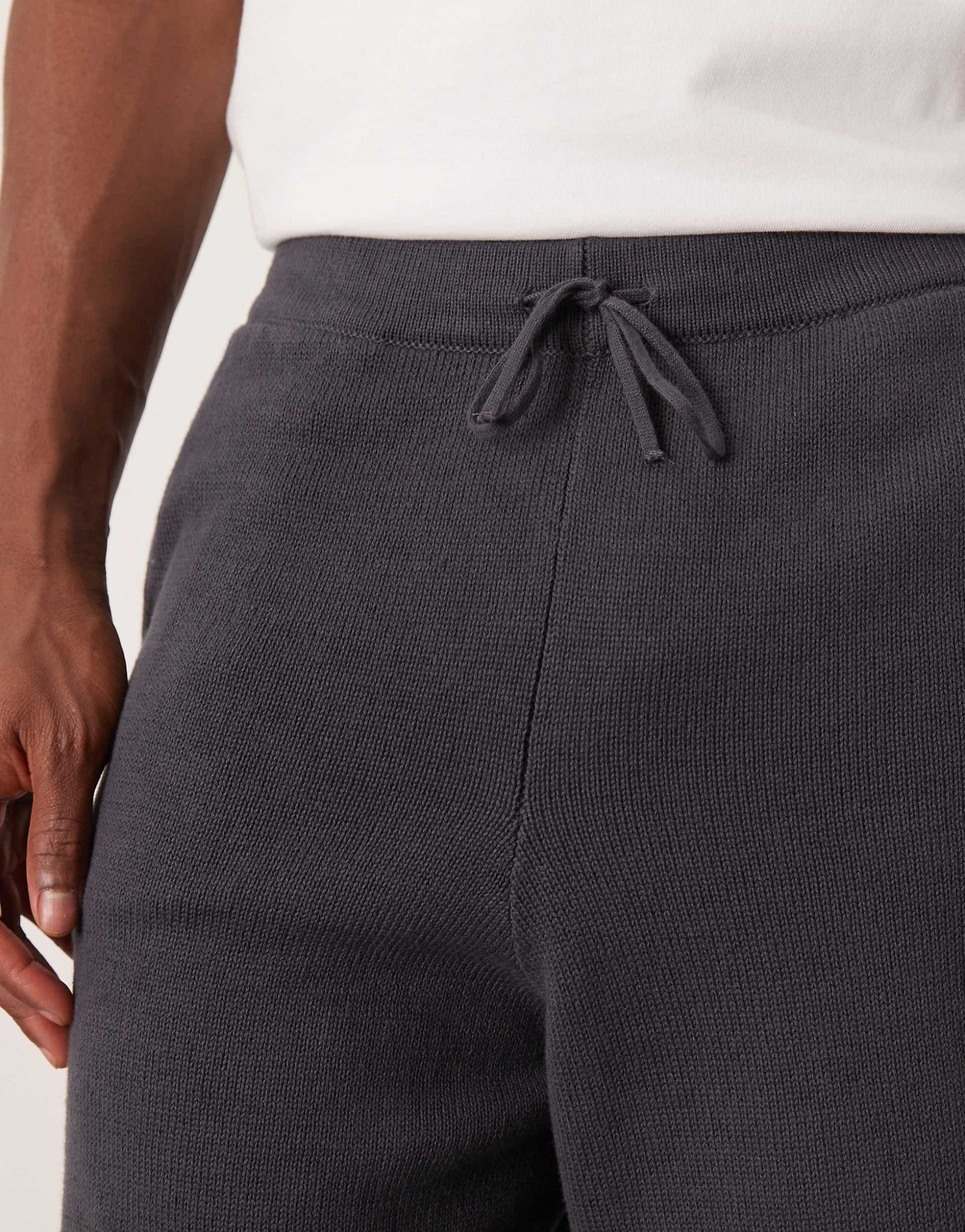 Oversized Midweight Knitted Cotton Shorts Co-Ord
