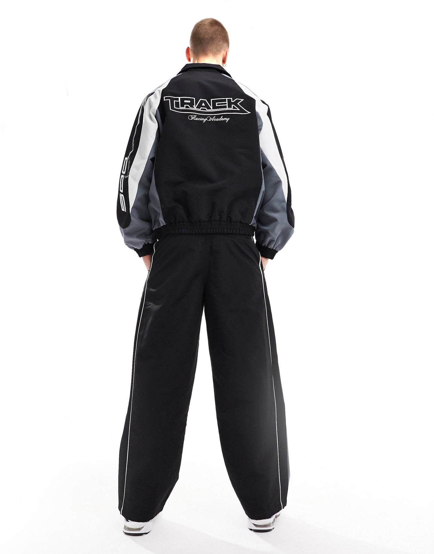 Sporty Panel Tracksuit Pants