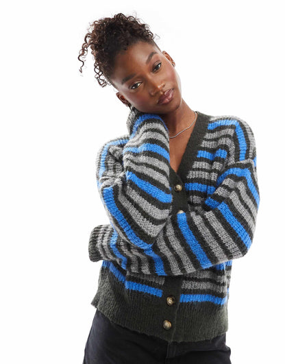 Uriela Fluffy Oversized Cardigan