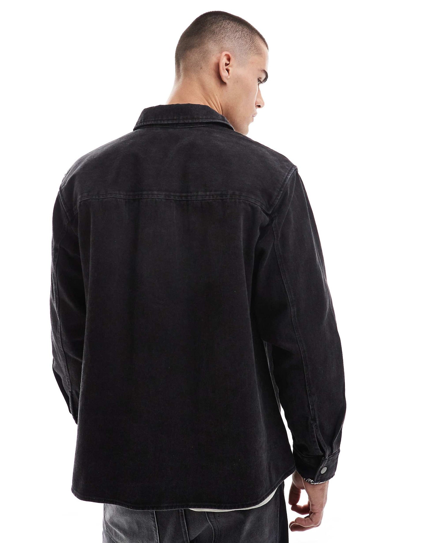 Denim Acid Washed Overshirt