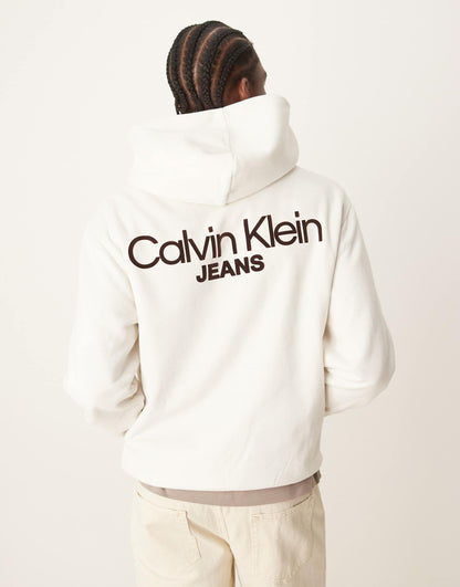 Jeans Logo Backprint Hoodie
