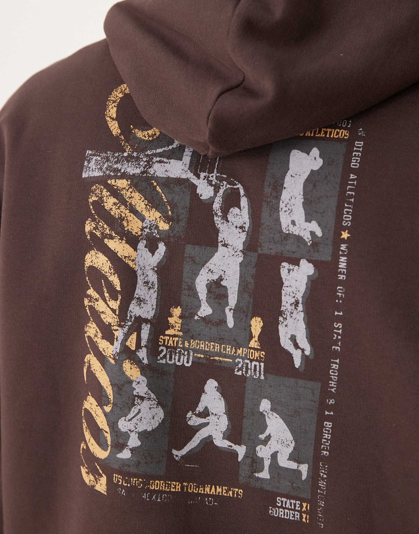 Oversized Boxy Hoodie With Back Print