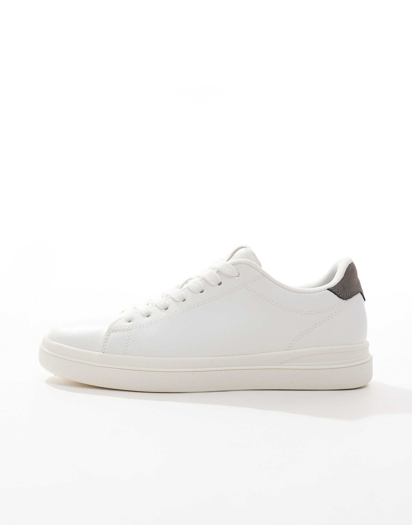 Lace Up Trainer With Back Tab
