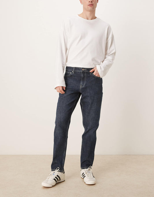 Stretch Tapered Jeans