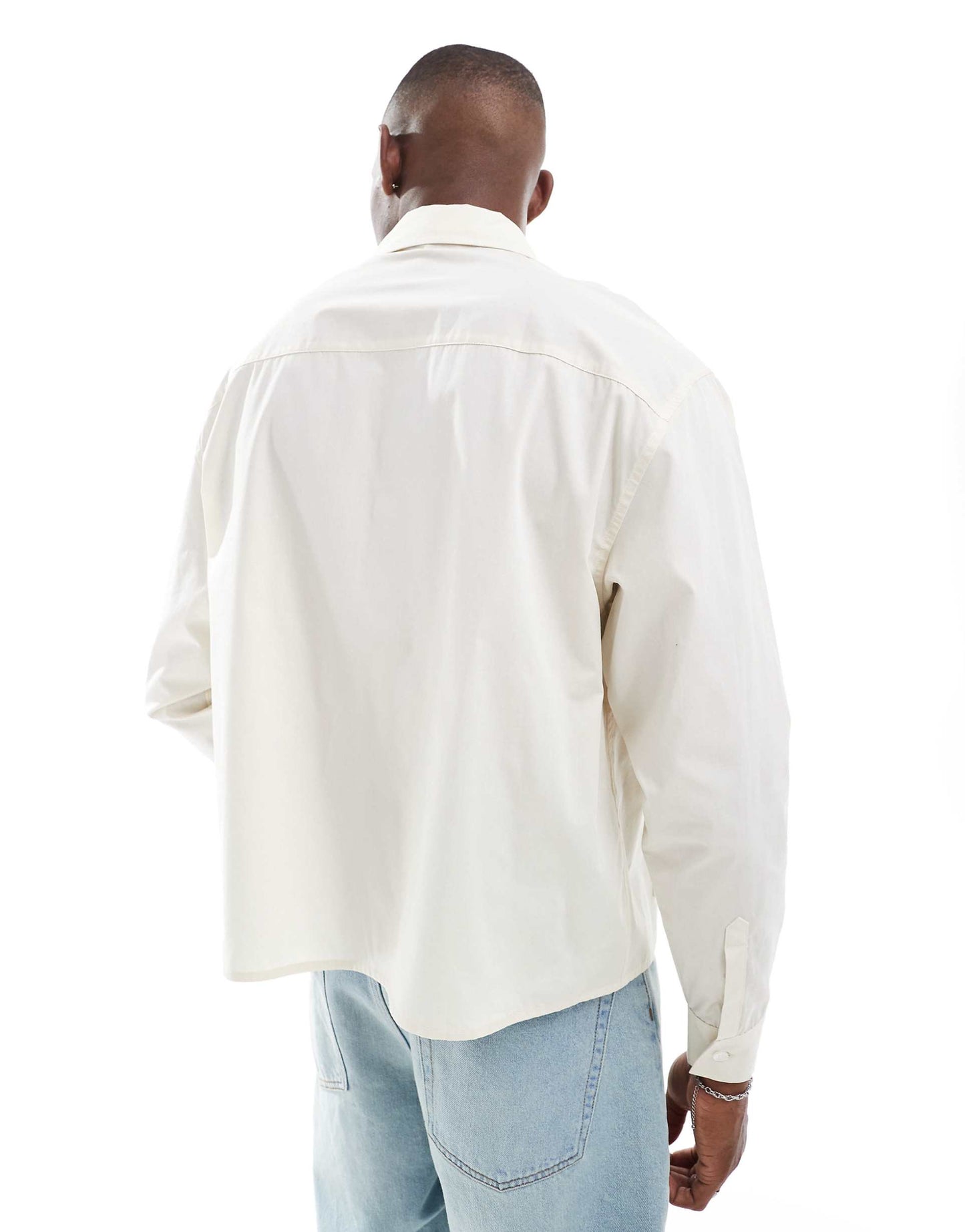 Oversized Boxy Shirt With Large Pockets