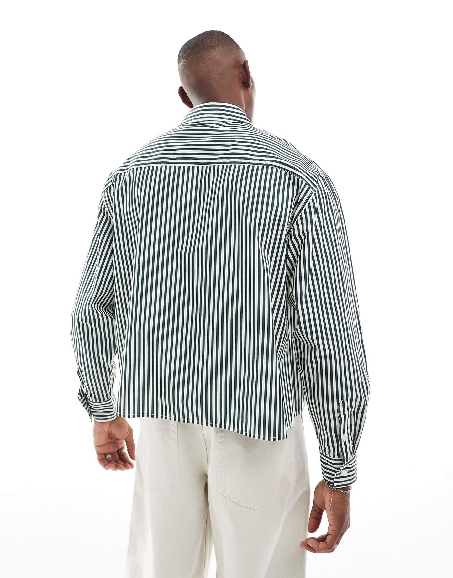 Oversized Boxy Shirt With Embroidery