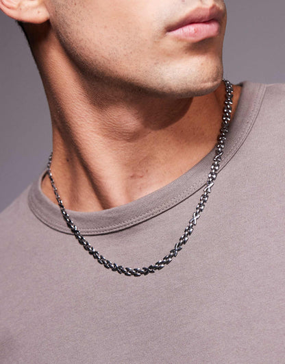 Link Chain Waterproof Stainless Steel Necklace