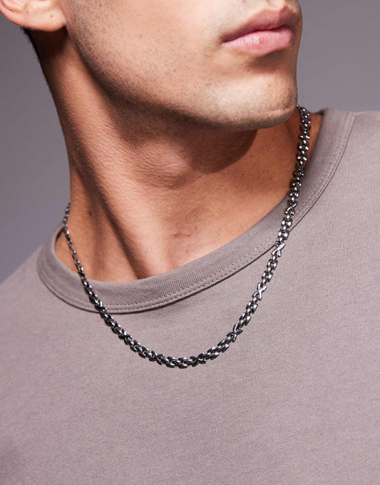 Link Chain Waterproof Stainless Steel Necklace