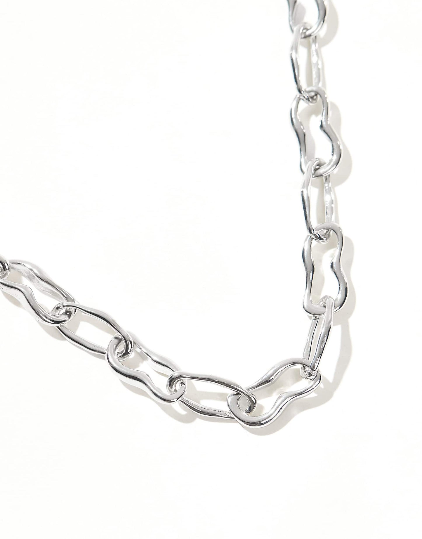 Chunky Molten Chain Necklace