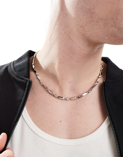 Square Link Chain Necklace