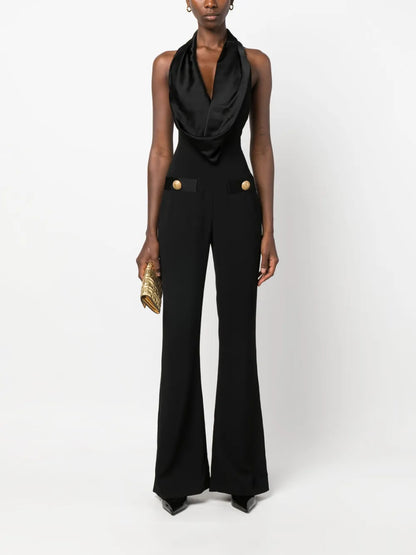 Off-Shoulder Sleeveless Jumpsuit