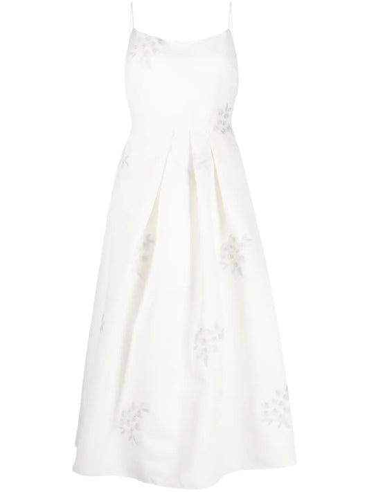 Audra Floral-Embroidered Dress