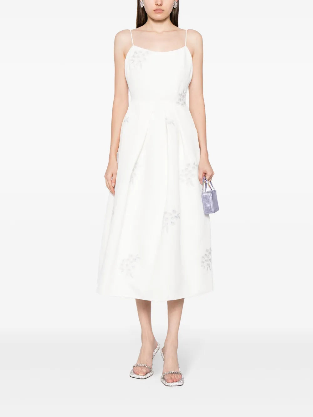 Audra Floral-Embroidered Dress