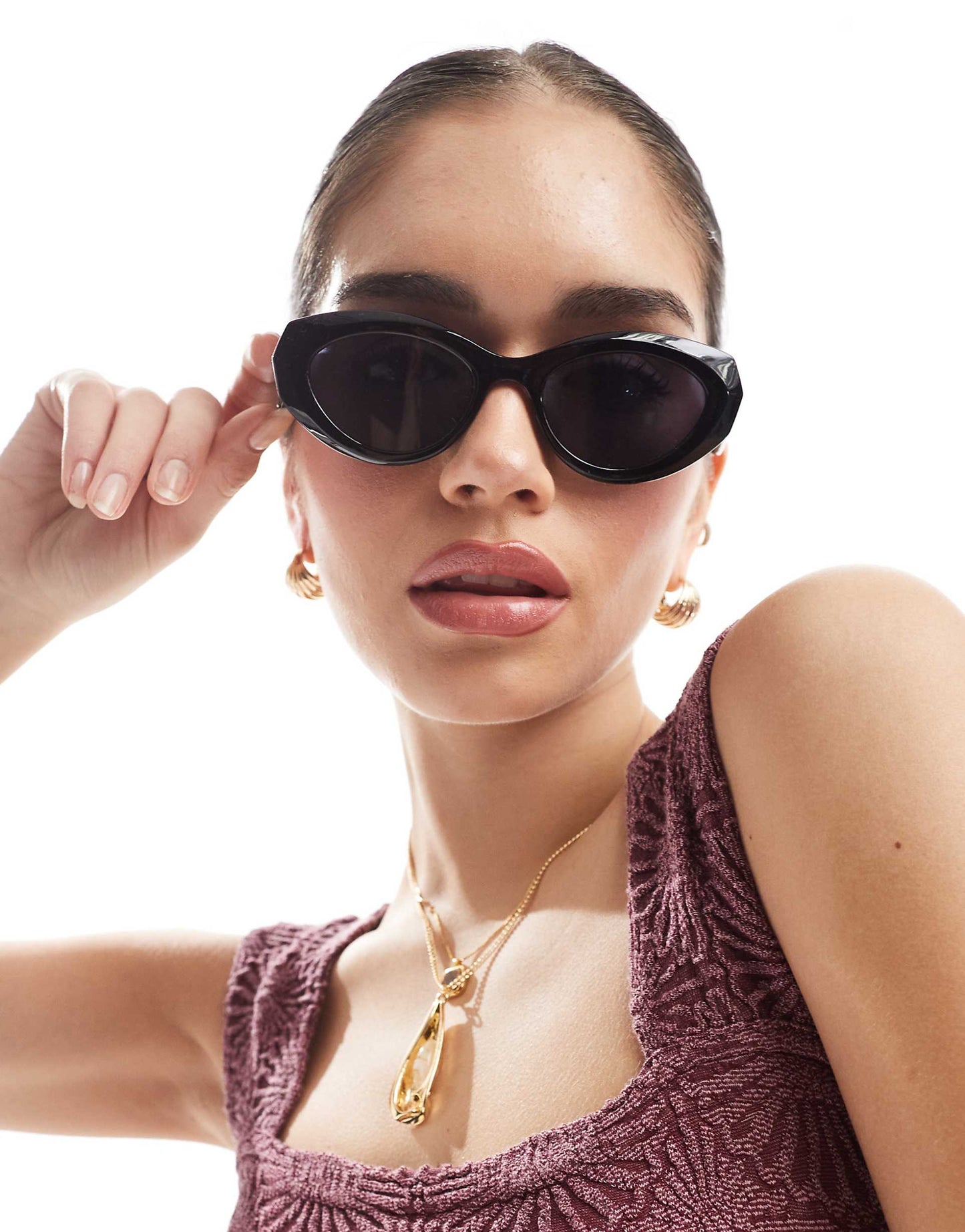 Chunky Cat Eye Sunglasses
