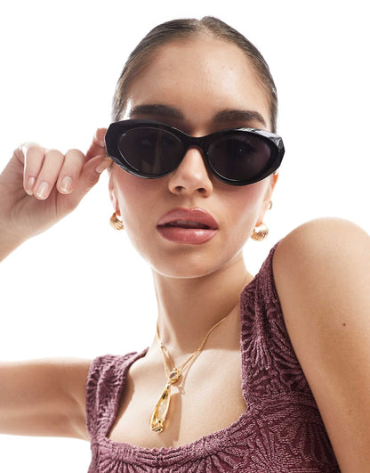 Chunky Cat Eye Sunglasses