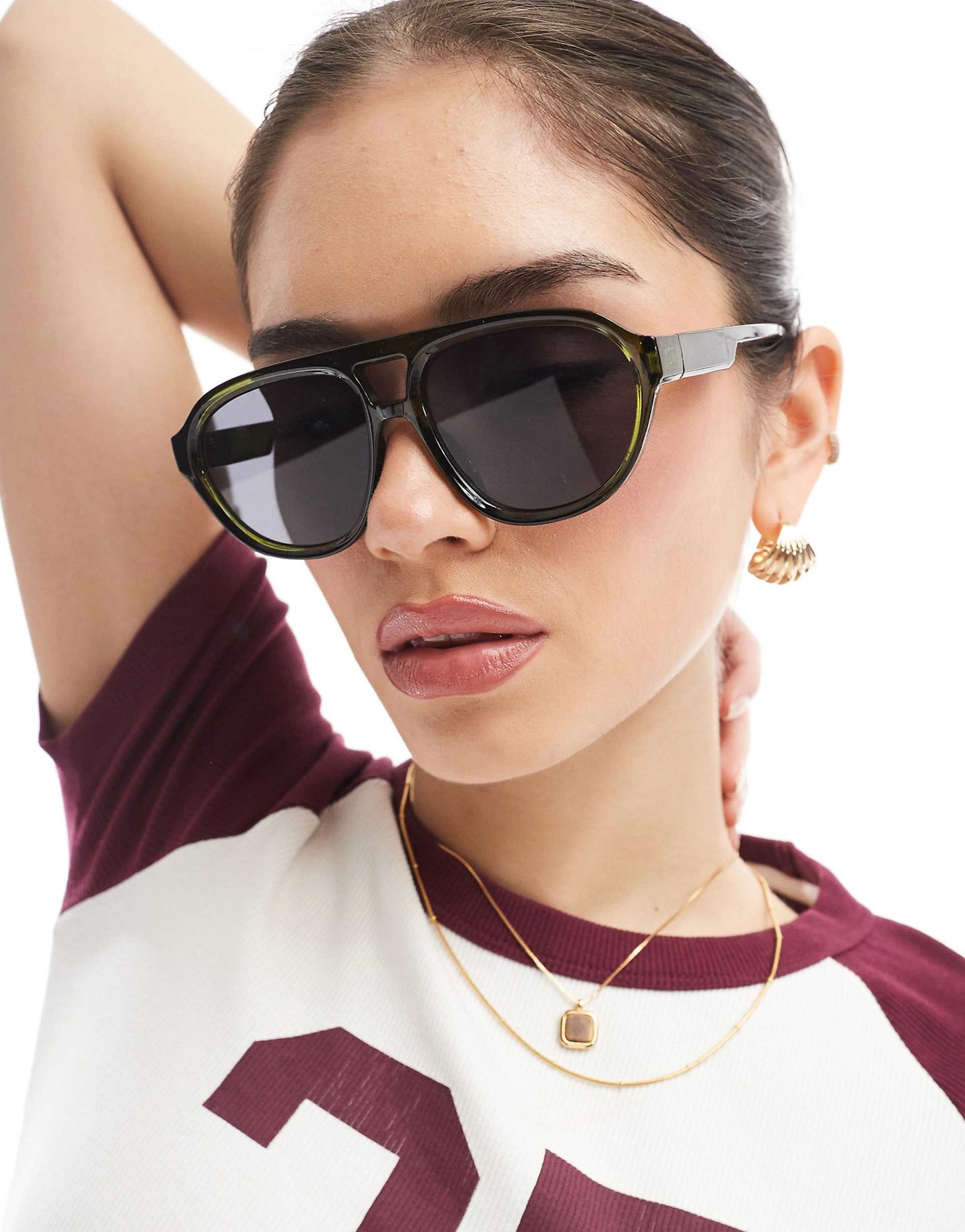 Round Aviator Sunglasses