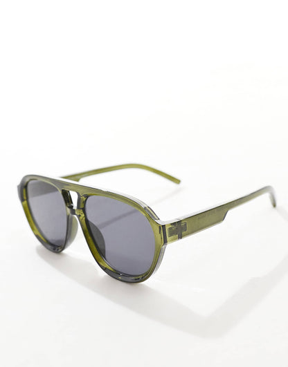 Round Aviator Sunglasses