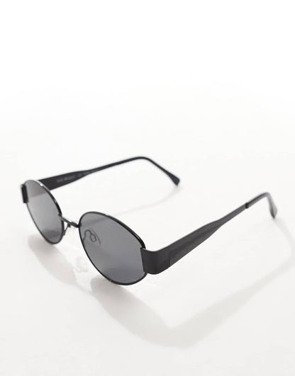 Slim Round Metal Sunglasses