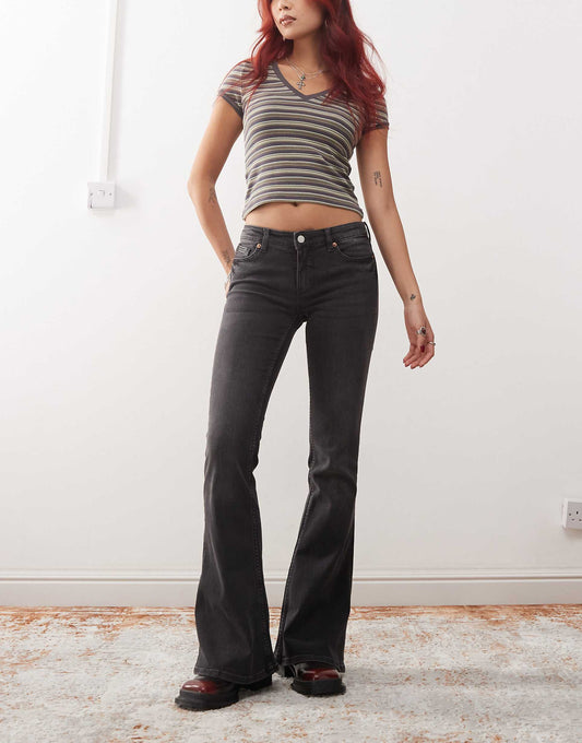 Katsumi Low Waist Boot Cut Flare Jeans