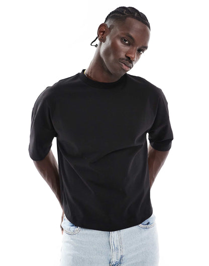 Heavyweight Oversized Boxy T-Shirt With Dropped Shoulder