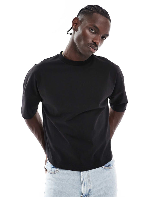 Heavyweight Oversized Boxy T-Shirt With Dropped Shoulder