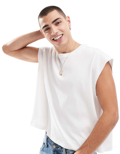 Extreme Oversized Cropped Tank