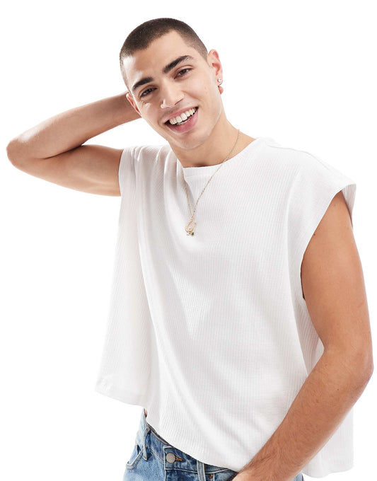 Extreme Oversized Cropped Tank