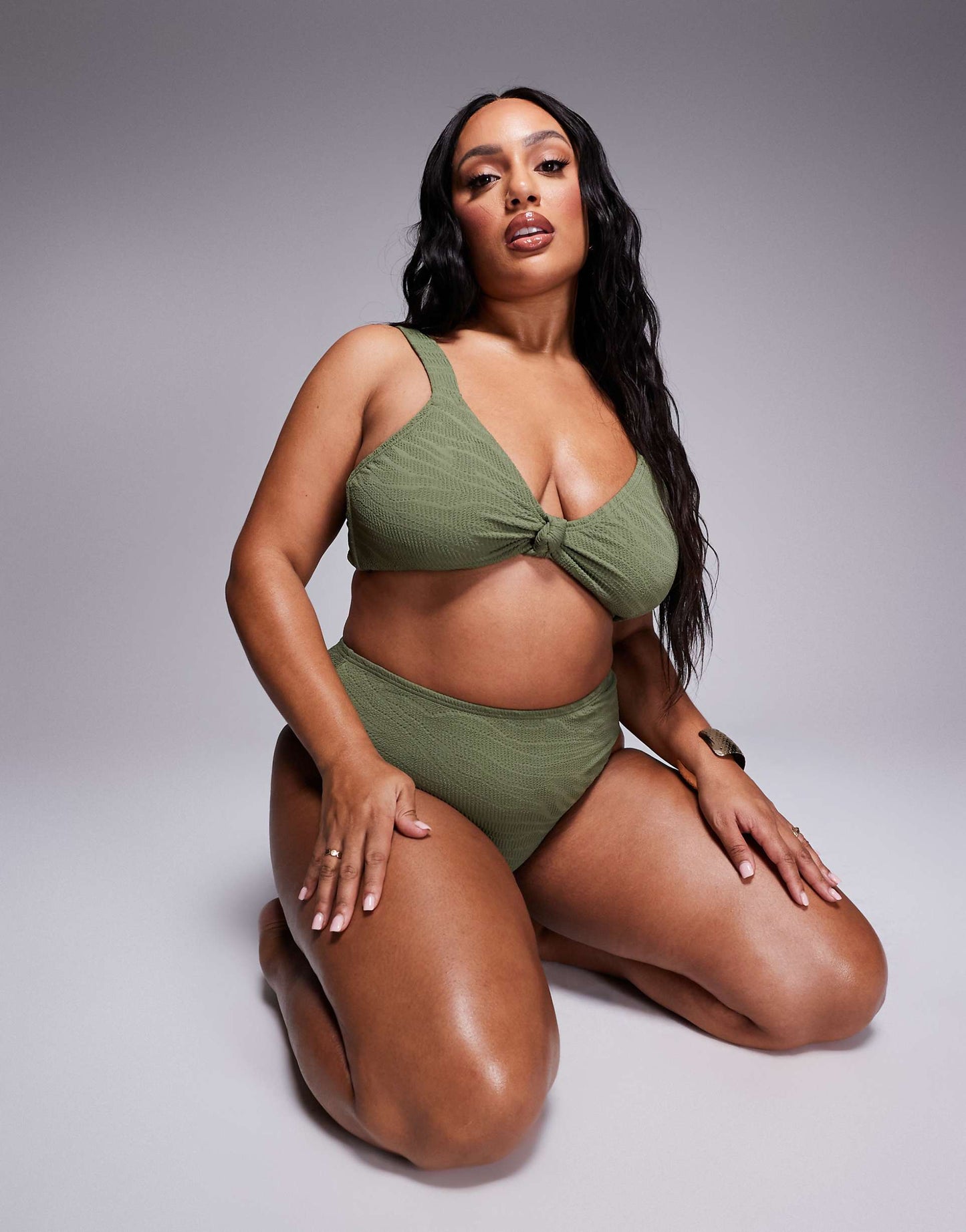 Curve Zebra Crinkle Bikini