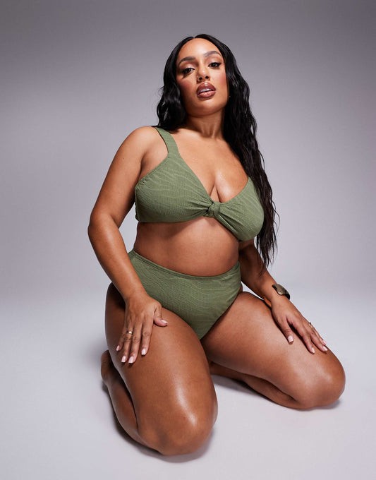 Curve Zebra Crinkle Bikini