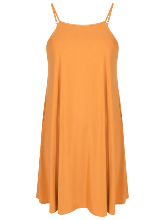 Isis Square-Neck Dress