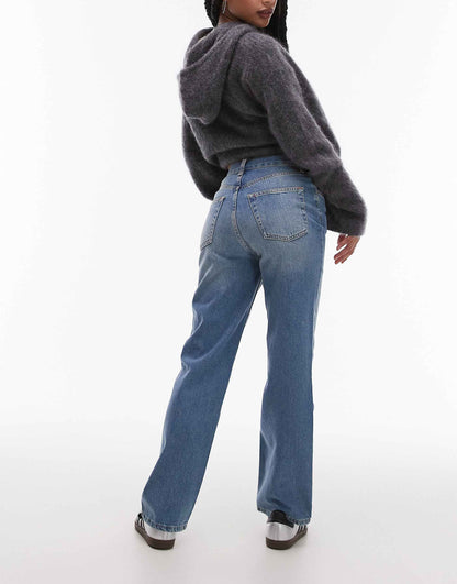 Petite Kort High Rise Straight Jean