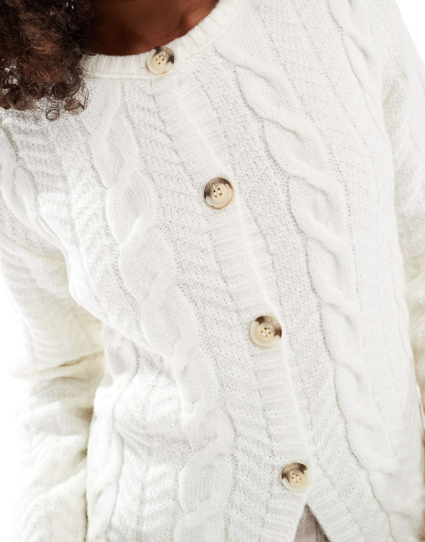 Chunky Oversized Cable Knit Cardigan