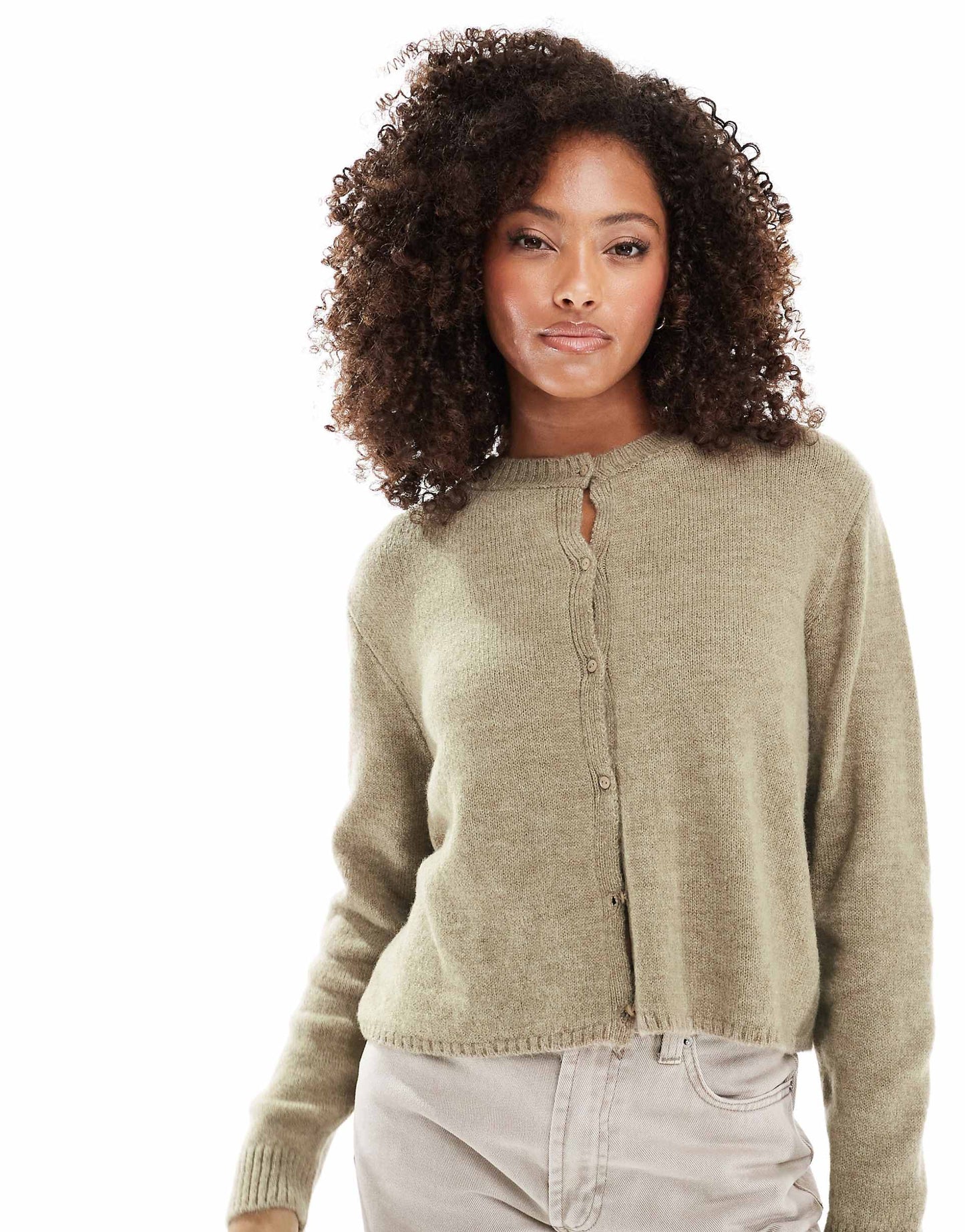 Fluffy Knit Cardigan