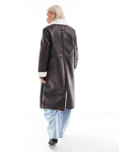Faux Shearling Coat