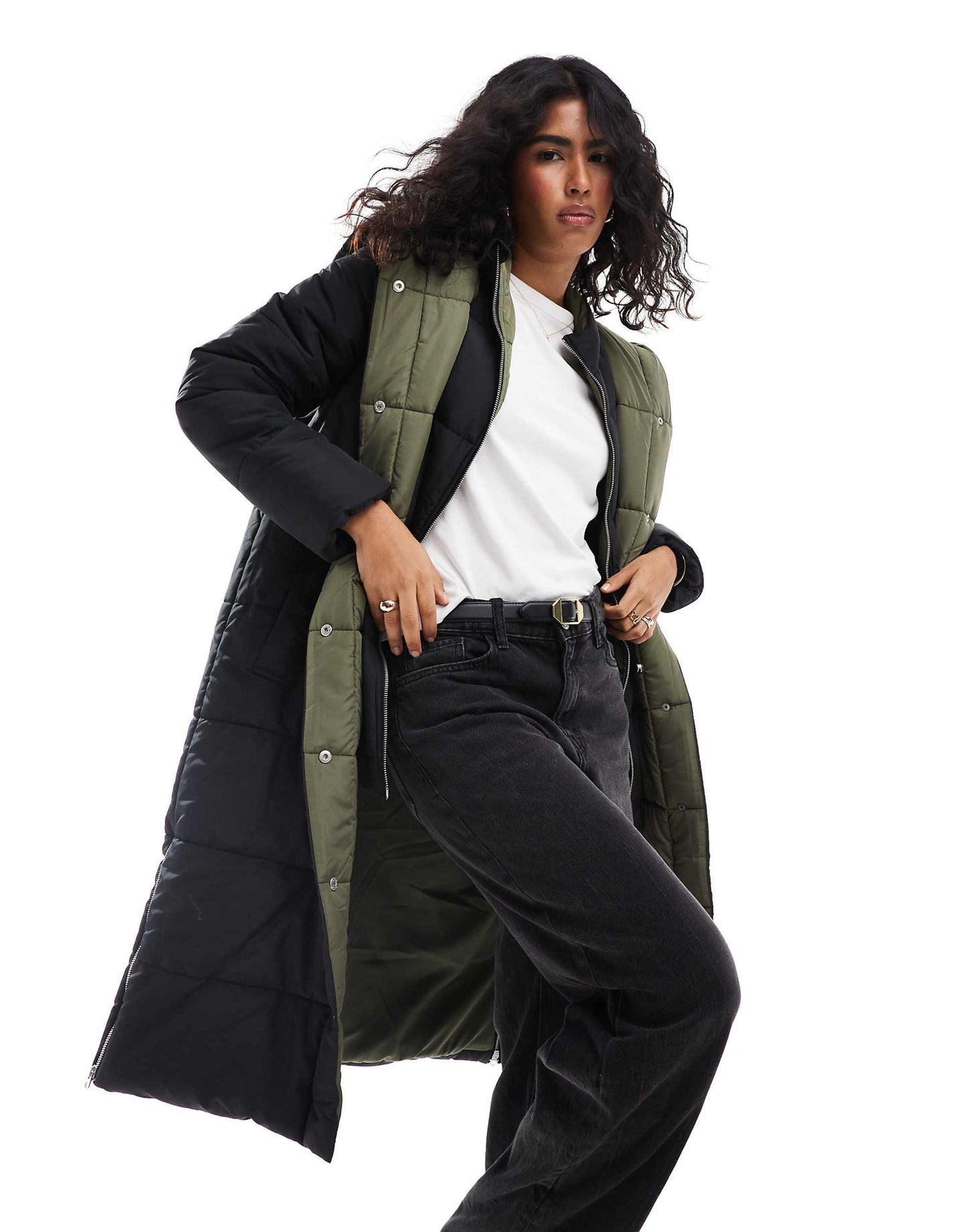 Double Front Puffer Jacket