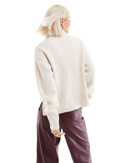 Half Zip Knitted Jumper