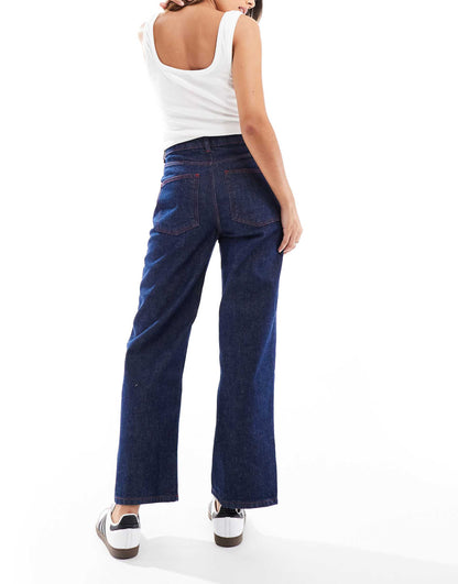 Wide Leg Cropped Jean