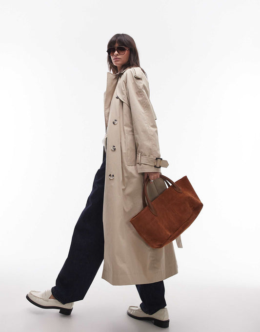 Longline Oversized Trench Coat